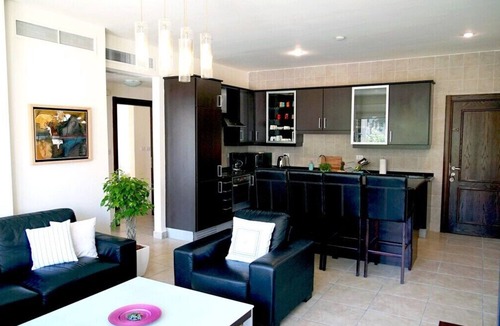 Amman Apartment | Sleek & Cozy Apartment with Pool & Patio In Abdoun
