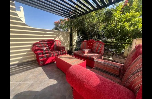 Al Hamra Village Villa | Spacious, Cozy Villa with Pool Access