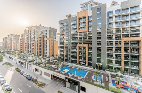 Nad Al Sheba Apartment | Studio with Pool and Community View, Near Soho Garden DXB and Meydan Golf Club