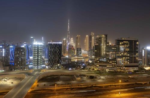 Business Bay Apartment | Stunning Burj View, Upside Living Studio
