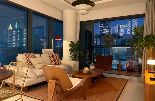 Al Wasl Apartment | Stylish 1BR in CityWalk, Stunning Burj Khalifa view