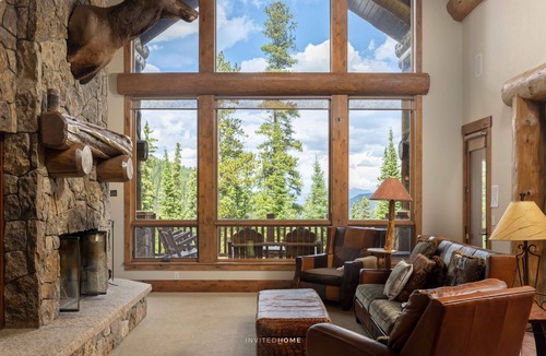 Breckenridge House | Summer Log Cabin by InvitedHome | Hike In/Out, Hot Tub, Pizza Oven, Vast Views