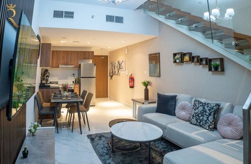 Masdar City Apartment | The Oasis Blackforest 2BR Duplex