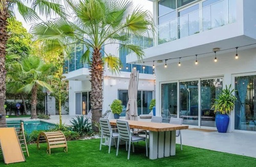 Dubai House | Tropical Calm: 4BR Villa + Private Pool, Al Barari