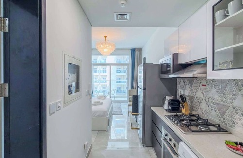 Discovery Gardens Apartment | Urban Studio Escape at Pearlz Al Furjan