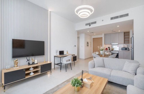 Dubai Apartment | Vogue Brand New Creek Crescent, Balcony ,Pool View
