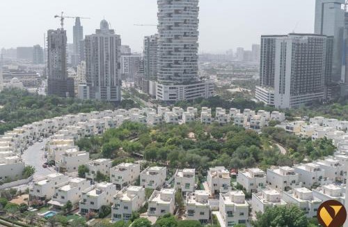 Jumeirah Village Circle Apartment | Vogue Elegant JVC Apartment near Circle Mall with large balcony Pool and Gym access