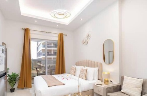Dubai Sports City Apartment | Vogue | Hera Tower Sports City near First Avenue Mall
