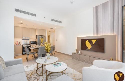 Madinat Zayed Apartment | Vogue Rosewater Two Bedroom Apartment at Dubai Creek Harbour with Balcony and access to Pool, Gym, Kids Area and Near Shopping