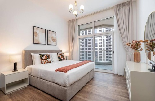 Barsha Heights Apartment | Vogue Vacation Homes, Al Fahad Tower, Al Barsha Heights near Mall of The Emirates, Walking Distance to DIC Metro Station, Two Bedroom Apartment with Balcony and Access to all Amenities