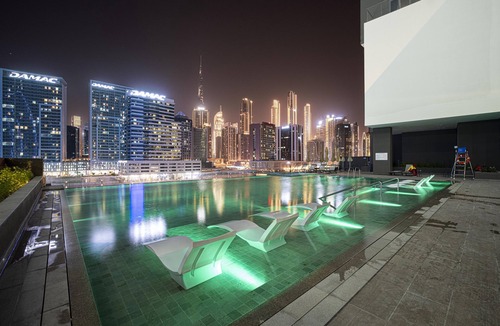 Business Bay Apartment | Waves - Impressive 1BR Apartment Close to Burj Khalifa