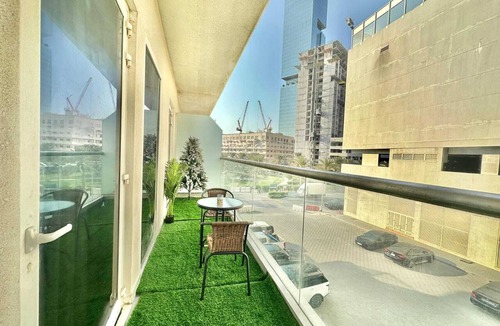 Jumeirah Village Circle Apartment | Yogi 1BR Pool Gym & Balcony JVC