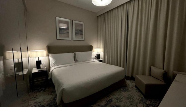 شقة فاخرة في فندق العنوان ريزدينس Two bedrooms apartment at address residences