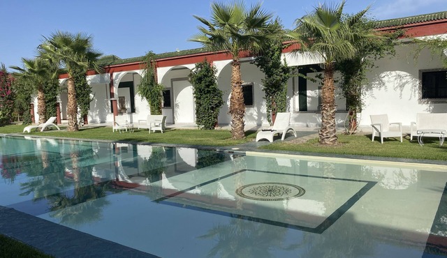 23 suites private villa with a huge pool and a party space in Marrakech