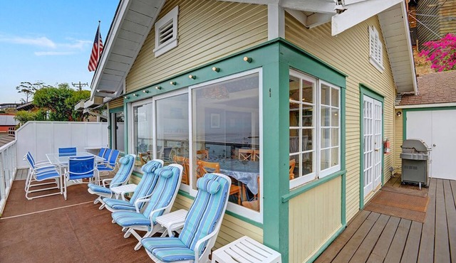 5 Bdrm Home, Vaulted Ceilings, Amazing 180 Degree Ocean View - 176 Middle Terrac in Avalon