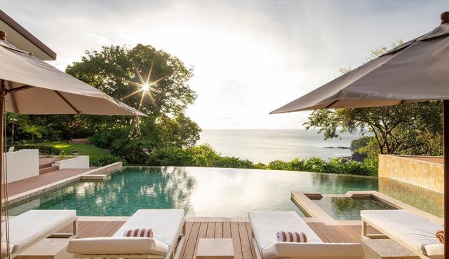 Beautiful sunset ocean views, two pools, great for families, private beach club, personal concierge in Papagayo Peninsula