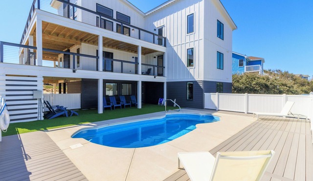 Brand new beach house in the heart of Duck NC with sunrise and sunset views!