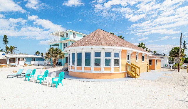 Breakers 1 · Old Florida Home · Gulf Front - Fully Restored in Holmes Beach
