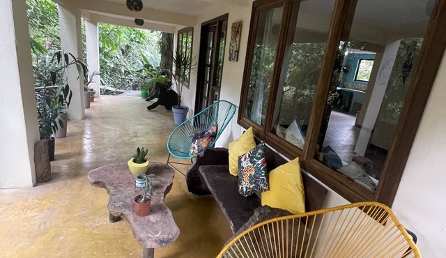 Casa Fresca a 50 Metros de Parque Nacional Tortuguero, Rodeada de Biodiversidad