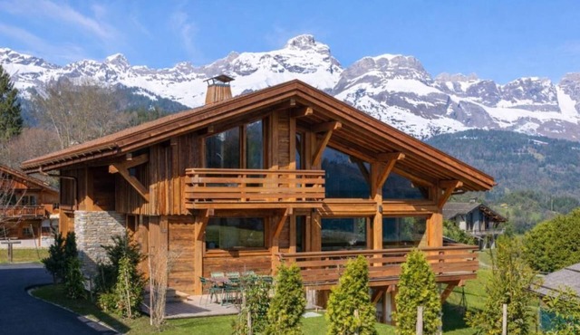 Chalet Combloux, Megève, Mont-Blanc View in Combloux