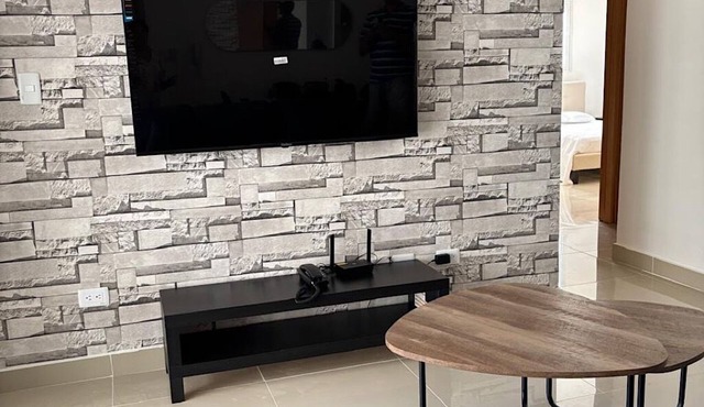 Charming 3-bedroom apartment with Wi-Fi, AC in welcoming Santo Domingo Este.