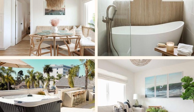 Chic Surf Lodge with Hot Tub & Ocean Views in Oceanside