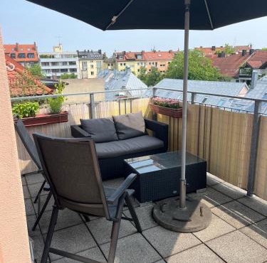 City-Apartment with private Rooftop Terrace in Munich