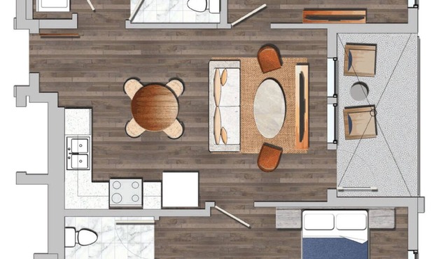 Cozy 2-bedroom apartment in charming Los Angeles with fitness room, WiFi in Los Angeles