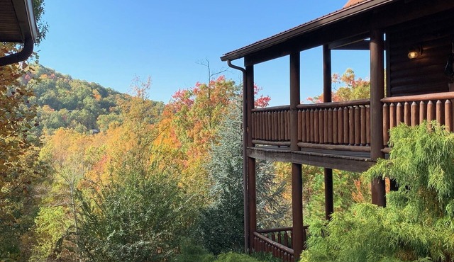 Fall Colors/Ping Pong/Shuffleboard/Sunsets/Fireplaces/Hot Tub/Pool/Fish Access in Sevierville