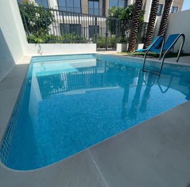 Family vacation villa with private pool and access to beach