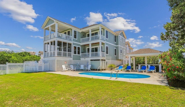 Golf Front, Premium built. Pool, hot tub, gameroom, theater room. Dogs ok. in Corolla