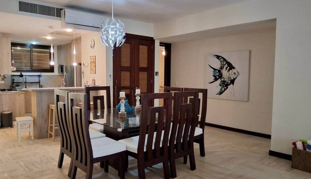 Great 2 bedroom condo, quiet beachfront complex in Las Terrenas