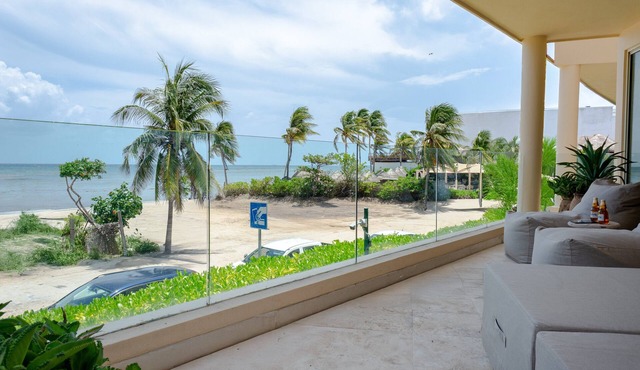 Great Beach and Ocean Views from this 2 Bedroom home at The Elements by BRIC in Playa del Carmen
