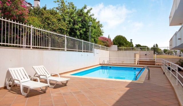 Holiday Apartment "T3 H Apt Hibisco" with Shared Pool, 2 Balconies & Wi-Fi in Santa Luzia