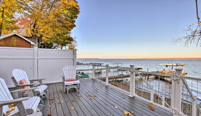 Lakefront Romulus Retreat w/Private Dock! in Romulus