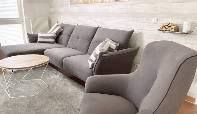 Large penthouse with sea view | playroom | sauna | guest WC | XL beach chair in Großenbrode