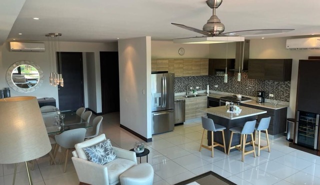 Luxurious, ocean-view condo. Easy 5 minute walk to beach and restaurants! in Playa Hermosa