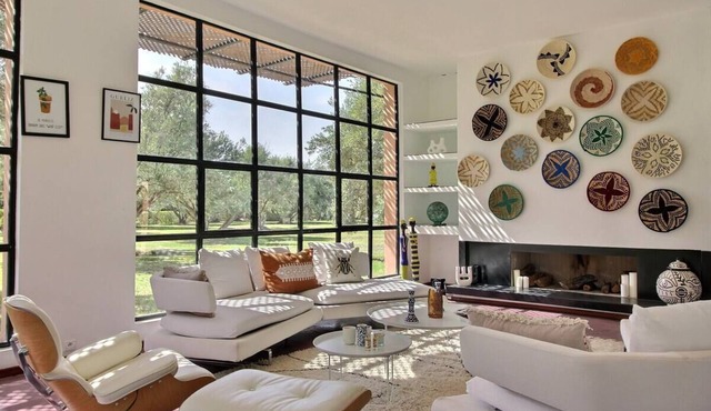 Luxurious Villa Beldi Chic 20 minutes from Marrakech Medina in Tamesloht