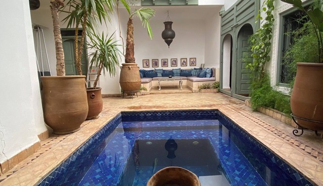 Luxury and super-stylish riad in the heart of Marrakech Médina, fully staffed in Marrakech