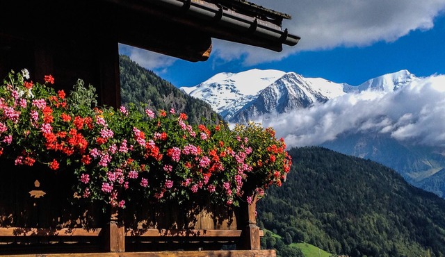 Mountain guide's chalet in the Chamonix valley in Servoz