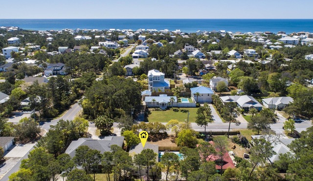 New to Dune Allen Realty! 10-min walk or 2-minute golf cart ride away to beach!
