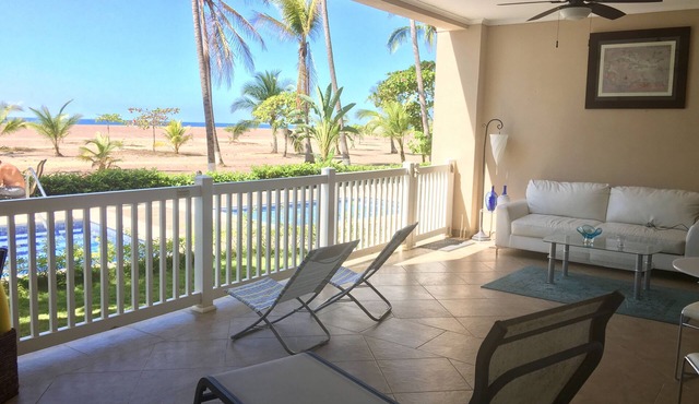 Oceanfront Beachfront Condo Vacational Rental Jacó Beach Playa Jacó, costa rica in Garabito