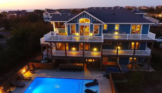 Oceanside, Private Pool, Rec Room, Poolside Bar, DB2, Latitude Adjustment in Duck
