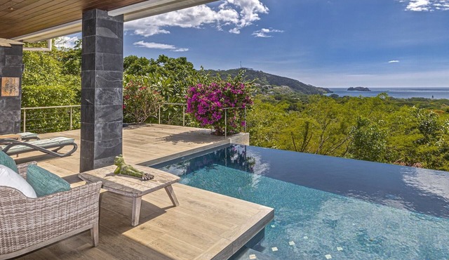 Oceanview Villa - Infinity Pool - Gated Community in Playa Hermosa
