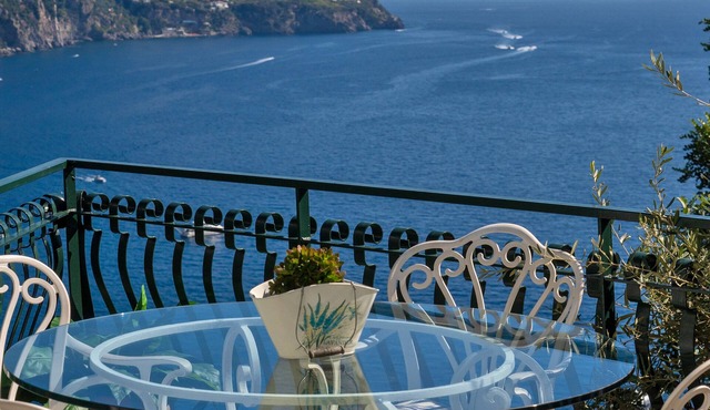 Overview Villa Begonia in Positano