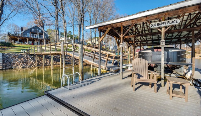 Private Boat Dock: Troutman Home on the Water! in Troutman