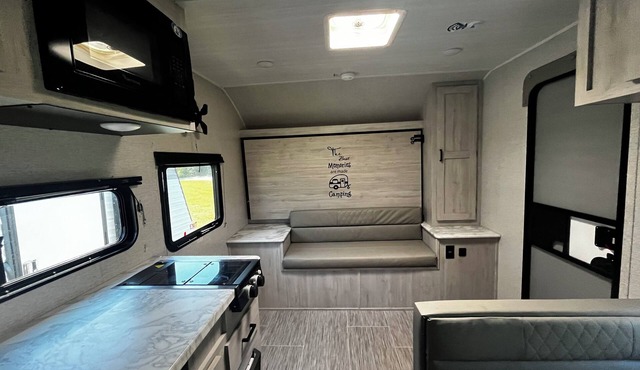 Private campground with camper rental in charming Ridgeway in Ridgeway
