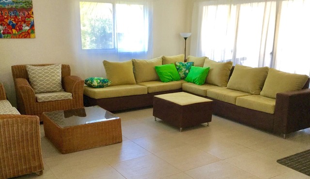 Private oceanfront paradise, large 5 br 5 bath 2 story house in Samana