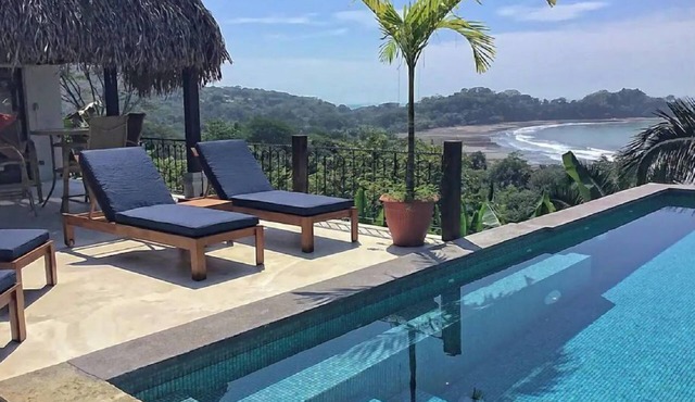 Private Pool>Outside Living Area>Close Ocean View in Puntarenas