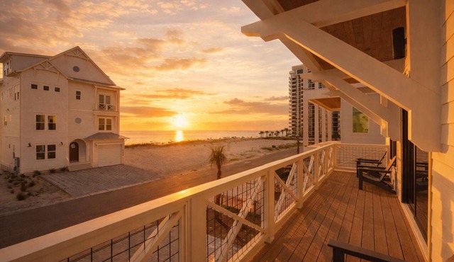 🌊 Private Pool | Gulf Views | 5 King En suites | Bonfires | Beach Service 🏝️ in Panama City Beach